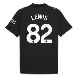 Manchester City Rico Lewis #82 Uit tenue 2025-26 Korte Mouw